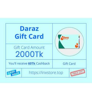 Daraz 2000Tk Gift Card