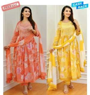Naira Cut Three Piece For Women