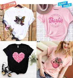 4pcs 4 different combo jercy tshirt for girls