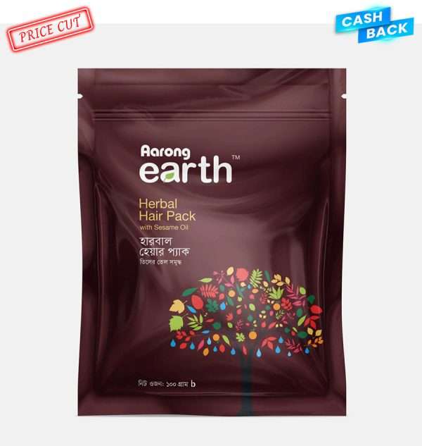 Aarong Earth Herbal Hair Pack With Sesame Oil 100 gm