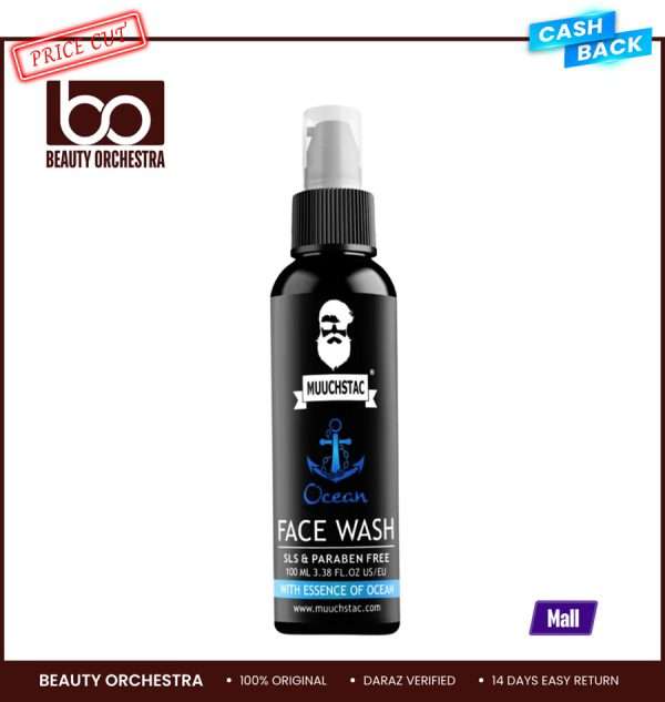 Muuchstac Ocean Face Wash For Men - 100ml