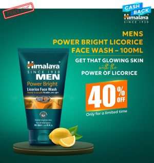 Himalaya Men Power Bright Licorice Face Wash 100 ml