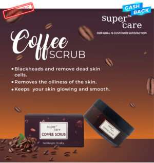 SUPER CARE Coffee Scrub 70ml For Unisex Coffee Scrubs For Face & Body