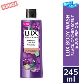 Lux Body Wash Black Orchid Scent & Juniper Oil 245ml