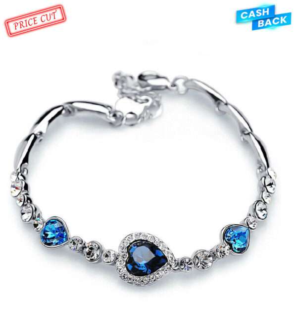 Titanic Heart of Ocean Bracelets for Women | Blue