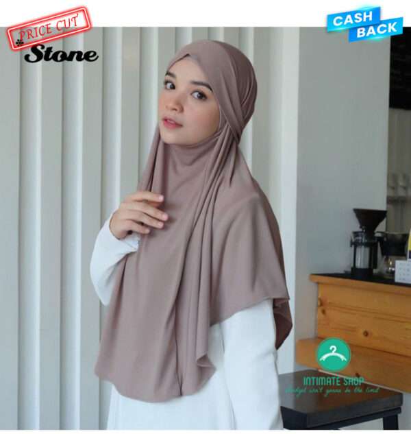 Hijab Instant Bergo Veil French Khimar Aminah Rope Niqab - Custom Colors Available