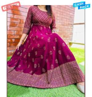 New designed Gown 1 piece long kurti different koti, Gown long kurti